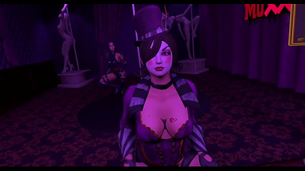 Mad Moxxi beats you up and picks you up at the Purple Dream club.
