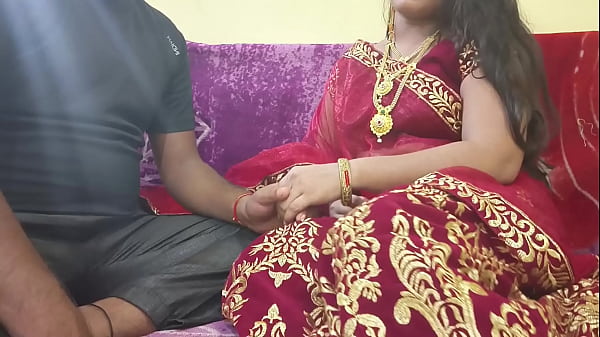 On her wedding day, sister-in-law, wearing a beautiful ghagra choli, got her pussy thoroughly cleaned by her brother-in-law before her husband.